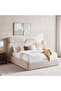 Rozan King Bed 180x200 - Beige