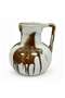 Candance Ceramic Jug Vase 14.9x14.2x15.6cm - Multicolor - 3