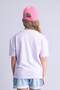 100% Cotton Crew Neck Printed Short Sleeve Lilac T-Shirt Girls H8796A826Hs - 5