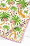 Tropical Leopard Palm Beach Towel-Bohemian Summer Themed Exotic Marine Quick Dry Microfiber Towel - 3