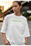 Kreuzberg Central Digital Printing Oversize White Unisex T-Shirt - 3
