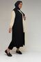 34000 Large Size Combed Cotton Wear-Out Vest - Black - 4