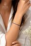 2-Piece Yellow Navy Blue Fan Bracelet Set Yellow Navy Blue Rope Bracelet Adjustable Water-Resistant Macrame Lover Friendship Bracelet - 7