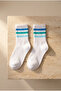 Girl's 3-Piece Derby Socket School Socks Neon Mix - 2