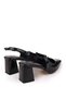 Shoe Basket 5510-1 Women's 6 cm Square Heeled Comfortable Patent Leather Shoes - 4