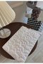Star Patterned Shiny Portfolio & Clutch Bag -White - 3