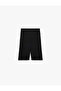 High Waist Tight Fit Interlock Biker Sports Leggings - 4