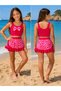 Girls' 2-Piece Set Tank Top Shorts/Skirt Set Summer Kids' Swimwear Set 3-12 Years (It Is Recommended to Order 1 Size Larger) - 2
