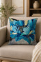 Banana Flower and Layered Rose Concealed Zippered Throw Pillow Cover Sofa Pillow Cover Set (4 Pieces) - 4