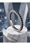 Men's Bracelet Matte Onyx and Silver Color Hematite Steel Chain Premium01832 - 3