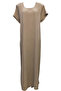 MAISUN Women's CEY Fabric Abaya Inner Dress | Modest Maxi Dress | Short Sleeve Muslim Under Abaya | S-XXL | Multiple Colors
