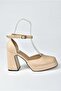 Skin Thick Platform Heeled Women's Shoes M404100809 - 8