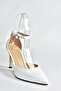 White Heeled Women's Shoes K404010709 - 6