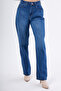 High Waist Palazzo Jeans Dark Blue - 23667 - 2