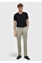 Cotton Blended Black T-Shirt - Plain V-Neck - 2