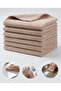 6-Pack Microfiber Kitchen Towels 35×35 cm, 330 GSM, Super Absorbent, Quick Dry, Lint-Free
