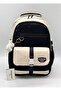 Unisex Satin Water Resistant Fabric Multi-Compartment Middle School High School School Travel and Backpack