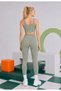 Women's Gathering Seamless Push up Sports Leggings High Waist - 2