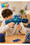 Blaster Foam Dart Gun - Light-Up LED Toy Gun with Spinning Barrel - 3