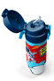 Kids Red Blue Astronaut Space Patterned Steel Thermos with Straw and Direct Drinking Cap 500 ml 38127 - 2