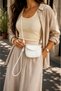 Women's Knot Detailed Adjustable Long Strap Hand and Shoulder Bag - 5