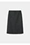 Wool Slit Midi Skirt - 3