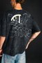 Led Zeppelin over Europe 1980 Washed Black Oversize T-Shirt