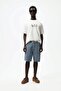 Crew Neck Club Petanque Printed White Oversize Men's T-shirt - 4