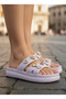 Daily Orthopedic Stone Beach Slippers Plum Slippers