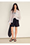 Shorts of Satin with Embroidery - 2