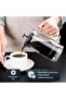 Double Wall Glass French Press Coffee Maker 350ml - Clear Glass Coffee Press with Stainless Steel Filter - 5