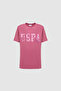 Women's Fuchsia Basic T-Shirt 50321690-Vr023 - 7