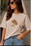 Basic Modal Palm Model T-Shirt - 2