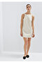 Lace Detailed Ecru Short Dress 1310842-70057 - 4