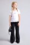 Flare Fit Crinkle Fabric Wide Leg Pants Girls H7074A826Sm
