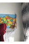 Colorful Turkey Map with Static Cling Feature – 56 X 118 cm - 3