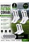 3-Piece Special Series White Anti-Slip Silicone Towel Sole Design Comfortable Stitch-Free Match Football Athlete Socks