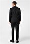 Black Slim Pointed Collar Side Pocket 6 Drop Suit - 6