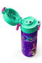 Kids Purple Pink Cat Patterned Steel Thermos with Straw and Direct Drinking 500 ml 31939 - 3