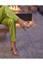 Genuine Leather Gold Heeled Women's Sandals - Rgn5105 - 2