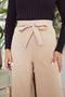 Waist Elastic Detailed Loose Trousers-Stone - 7