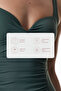 Women Shirred Green Swimsuit - 6