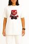 Oversized Riley Anger Emotion Pixar Fear Chest Design Unisex T-Shirt - 2