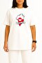 Oversized Greenland Denmark Chest Printed Unisex T-Shirt - 2