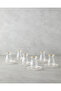 Janice Glass 12 Piece Tea Set for 6 People 135 ml Gold