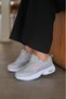 Women's Black White Sneaker Casual Sports Shoes 041-2 - 2