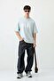 Printed Oversize T-Shirt Baby Blue - 6