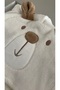 100% Cotton Cute Teddy Bear Baby Bathrobe Set – Hooded Towel and Booties Gift (0-2 Years) - 4