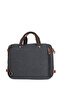 Canvas Fabric, Multifunctional, Hand and Shoulder and Backpack with 15.6 Inch Laptop Compartment Black - 3