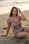 Plus Size Lace Detailed Satin Shorts Set - Bridal & Honeymoon Collection
